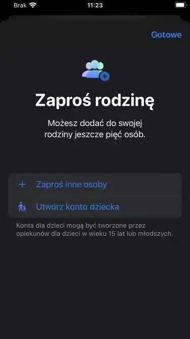 Zaproś rodzinę